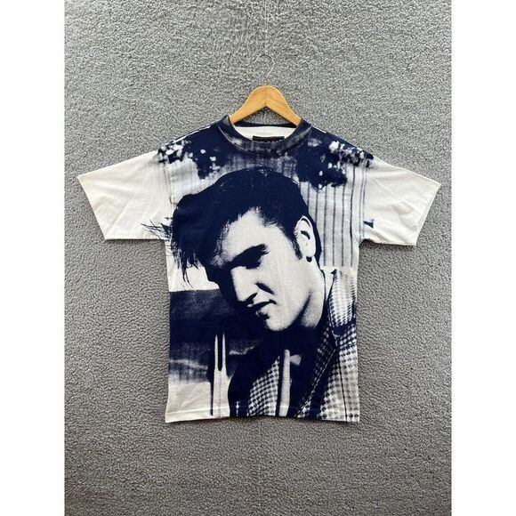 Elvis Presley’s Graceland Big Face All Over Print Double Sided Graphic T-Shirt M - Picture 1 of 5